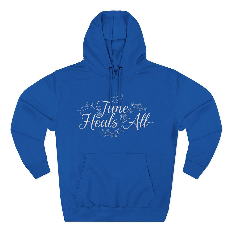 Thumbnail: 'Time Heals All' Comfort Pullover Hoodie