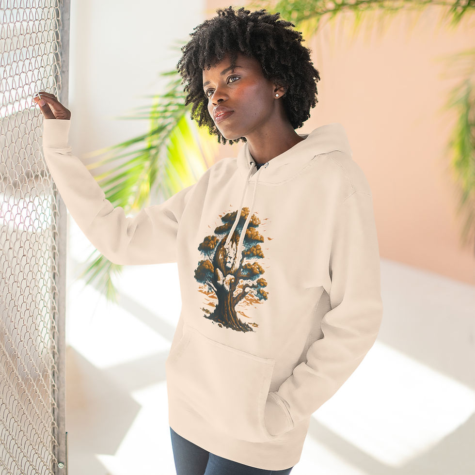 Thumbnail: Tree Lion Graphic Hoodie
