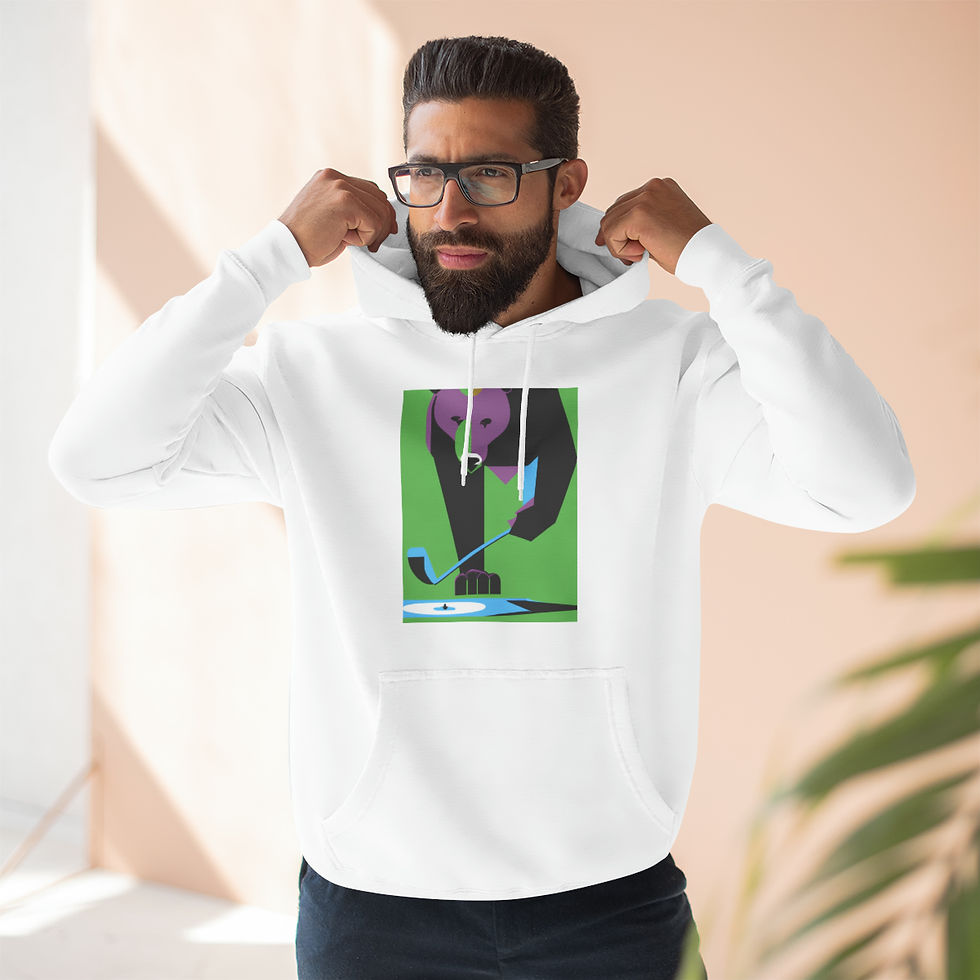 Thumbnail: Three-Panel Fleece Hoodie