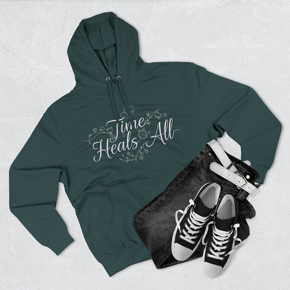 Thumbnail: 'Time Heals All' Comfort Pullover Hoodie