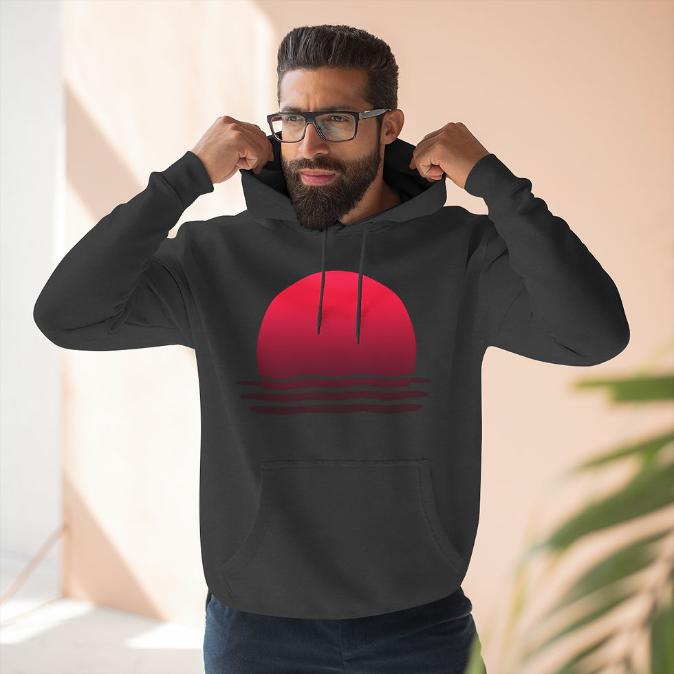 Thumbnail: Three-Panel Fleece Hoodie