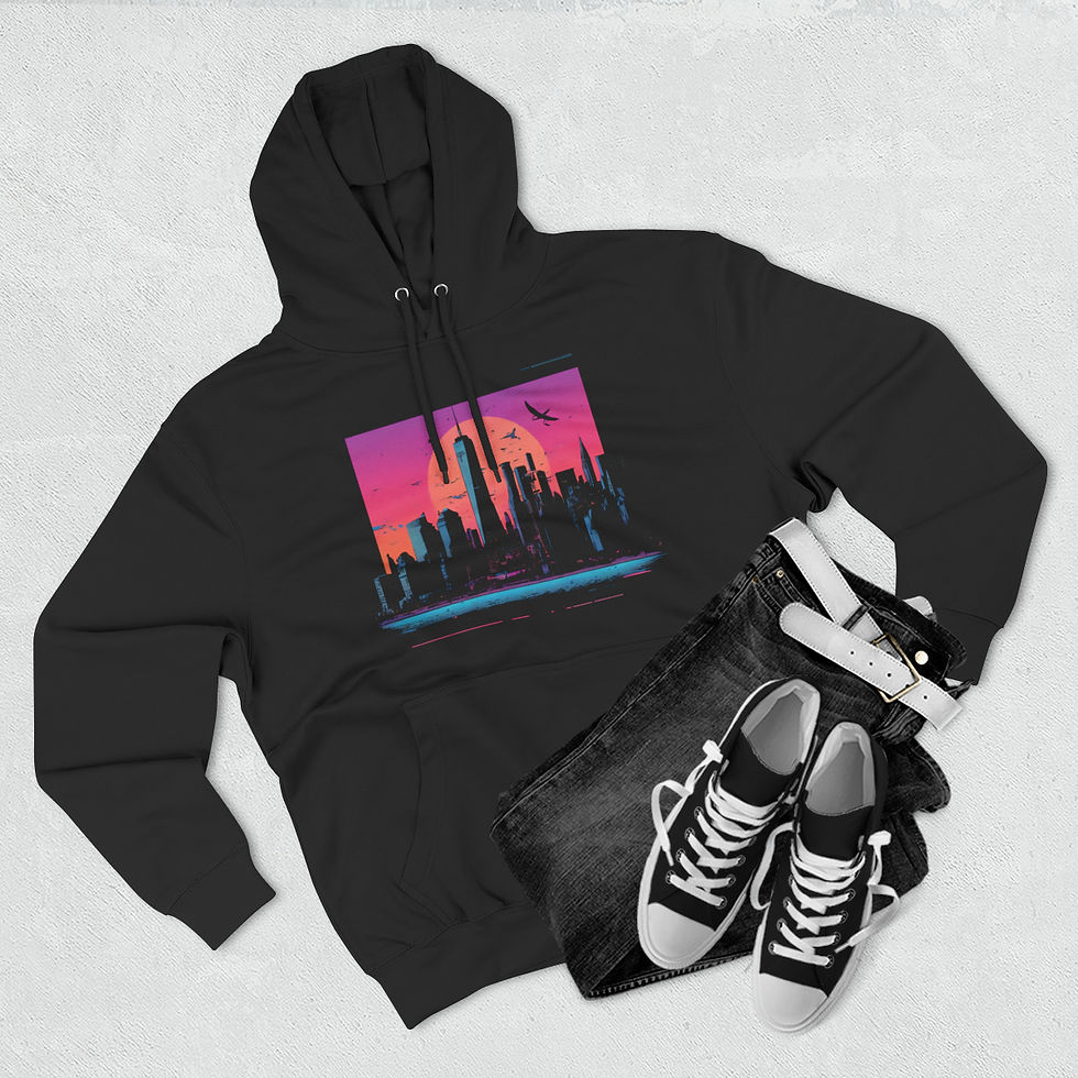 Thumbnail: Three-Panel Fleece Hoodie