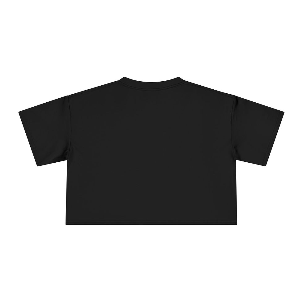 Thumbnail: Crop Tee - Heart Wave Graphic "Love Amanda"