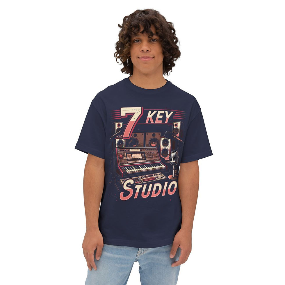 Thumbnail: Vintage 7 Key Studio Tee