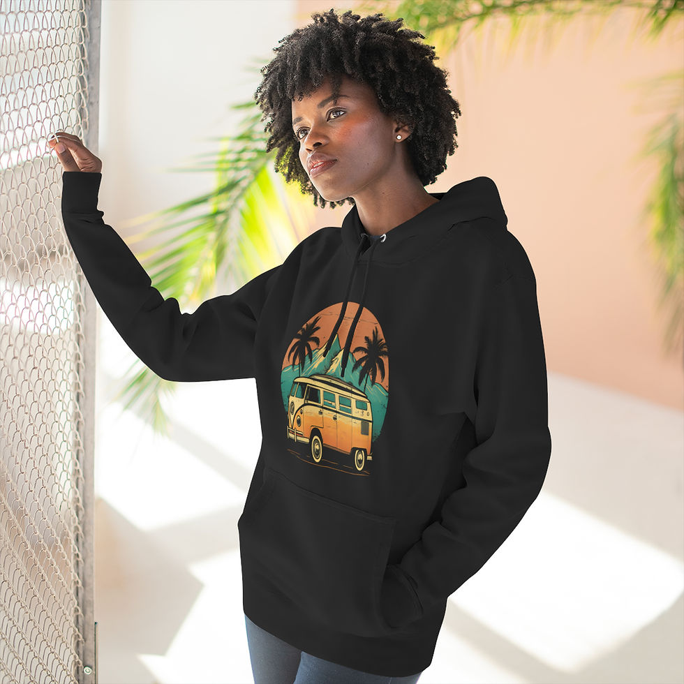 Thumbnail: Three-Panel Fleece Hoodie