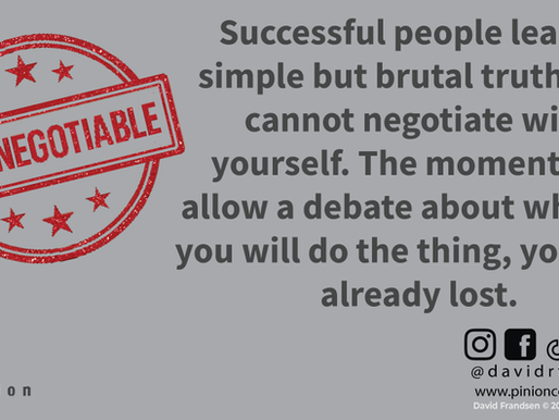 Never Negotiate: How High Performers Make the Standard the Standard