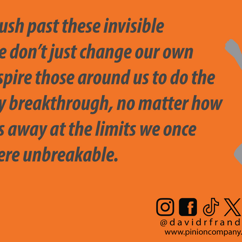 Breaking Barriers: How Pioneers Shatter Our Self-Imposed Limits