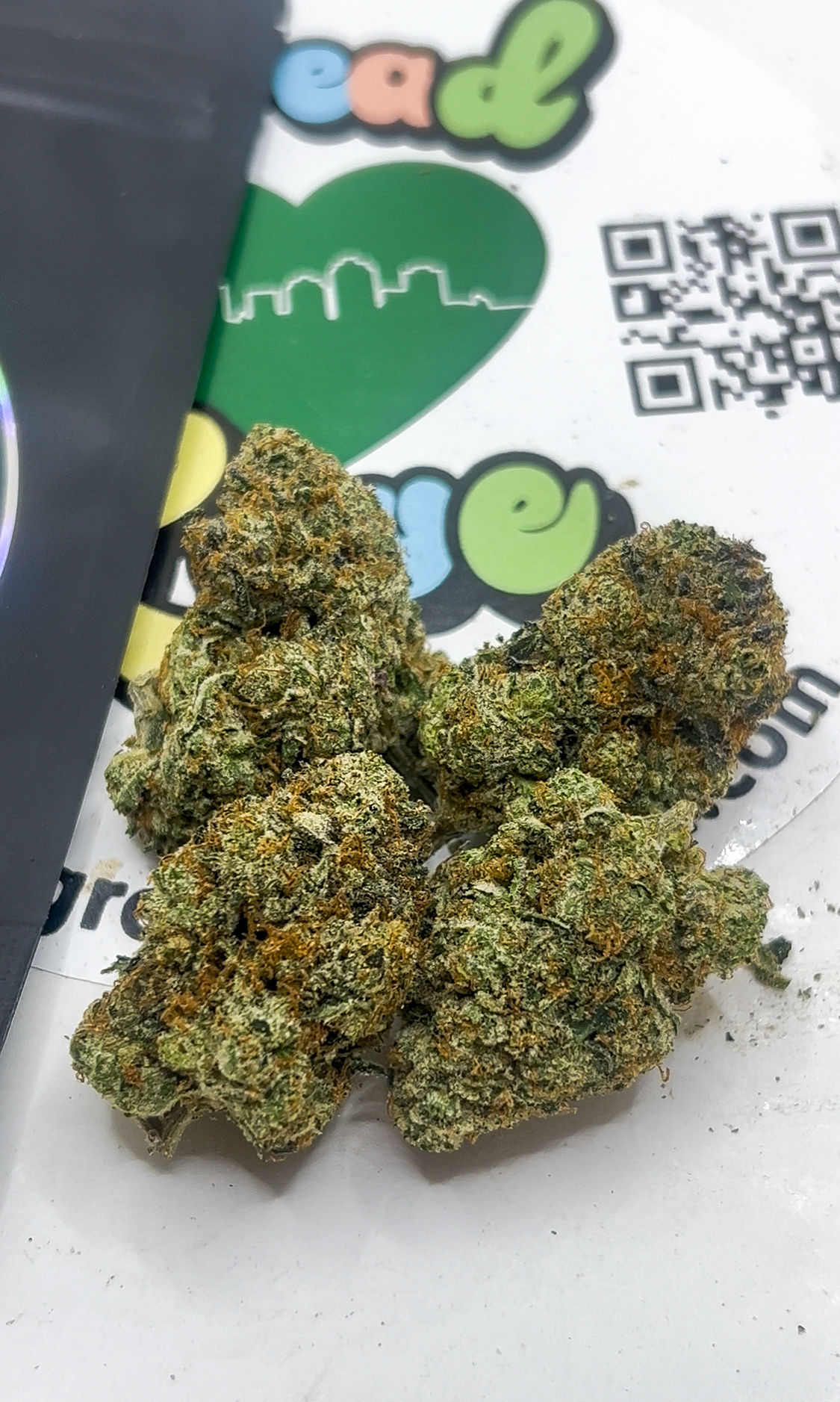 ”Marilyn Legends” Green💚 Bag (Purple Cream) -Indica(AAAA+)(THC 35-38%)🔥