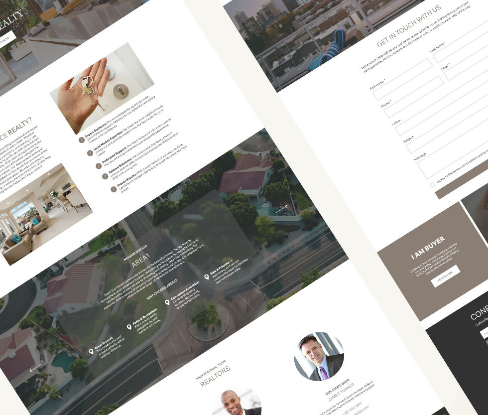 realtor wix website template