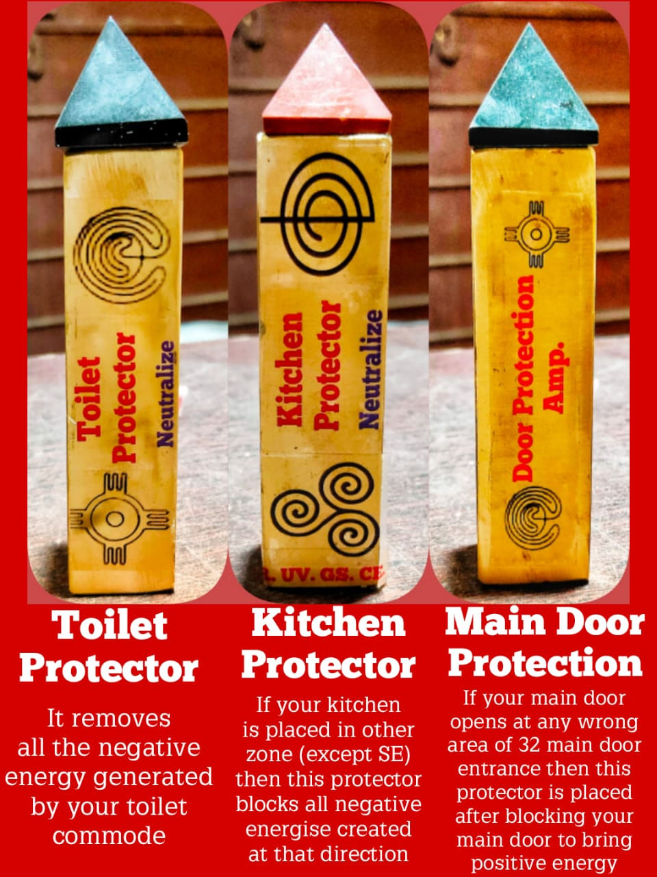 Energized Toilet protectors for vitality vigour and postive energy.