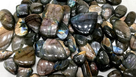 Labradorite Natural Labradorite Rainbow Pink Purple Fire Loose Gemstone