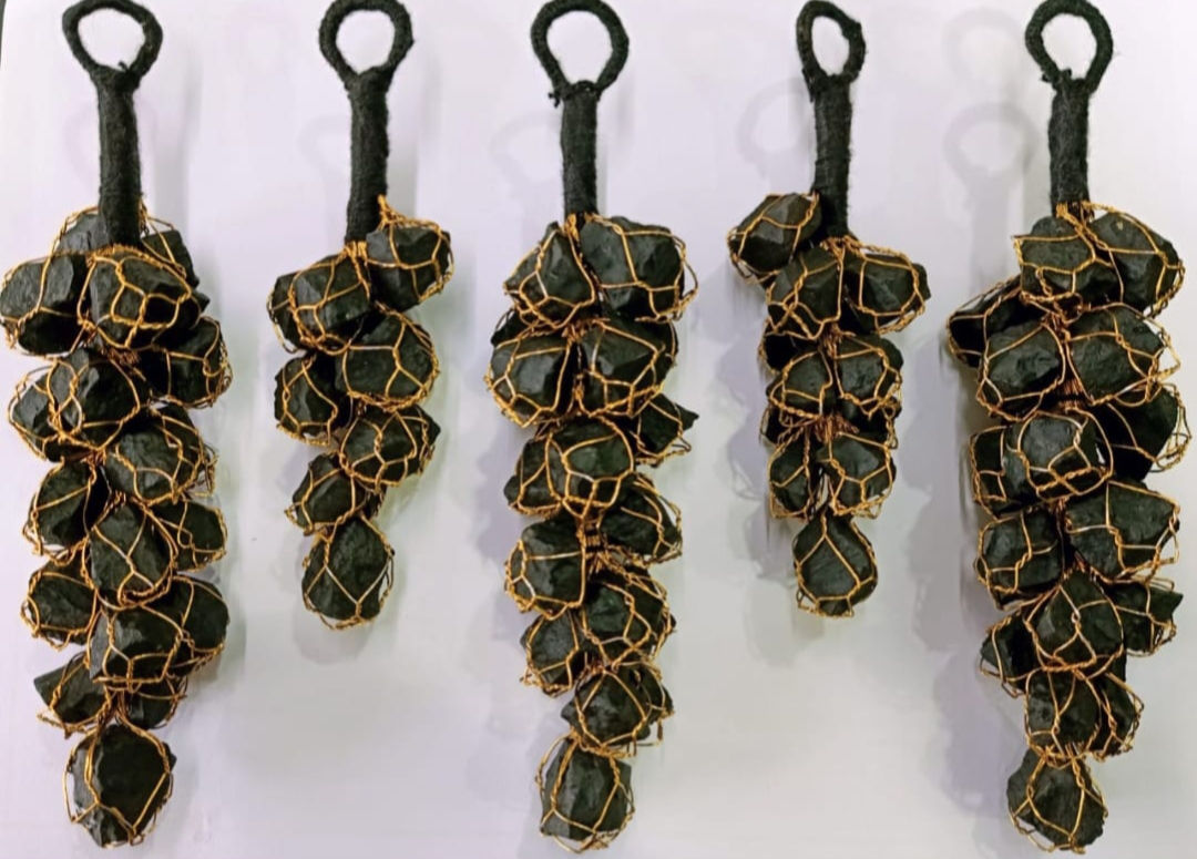 Black tourmaline hanger to be hanged outside shop , office  , home for protectio