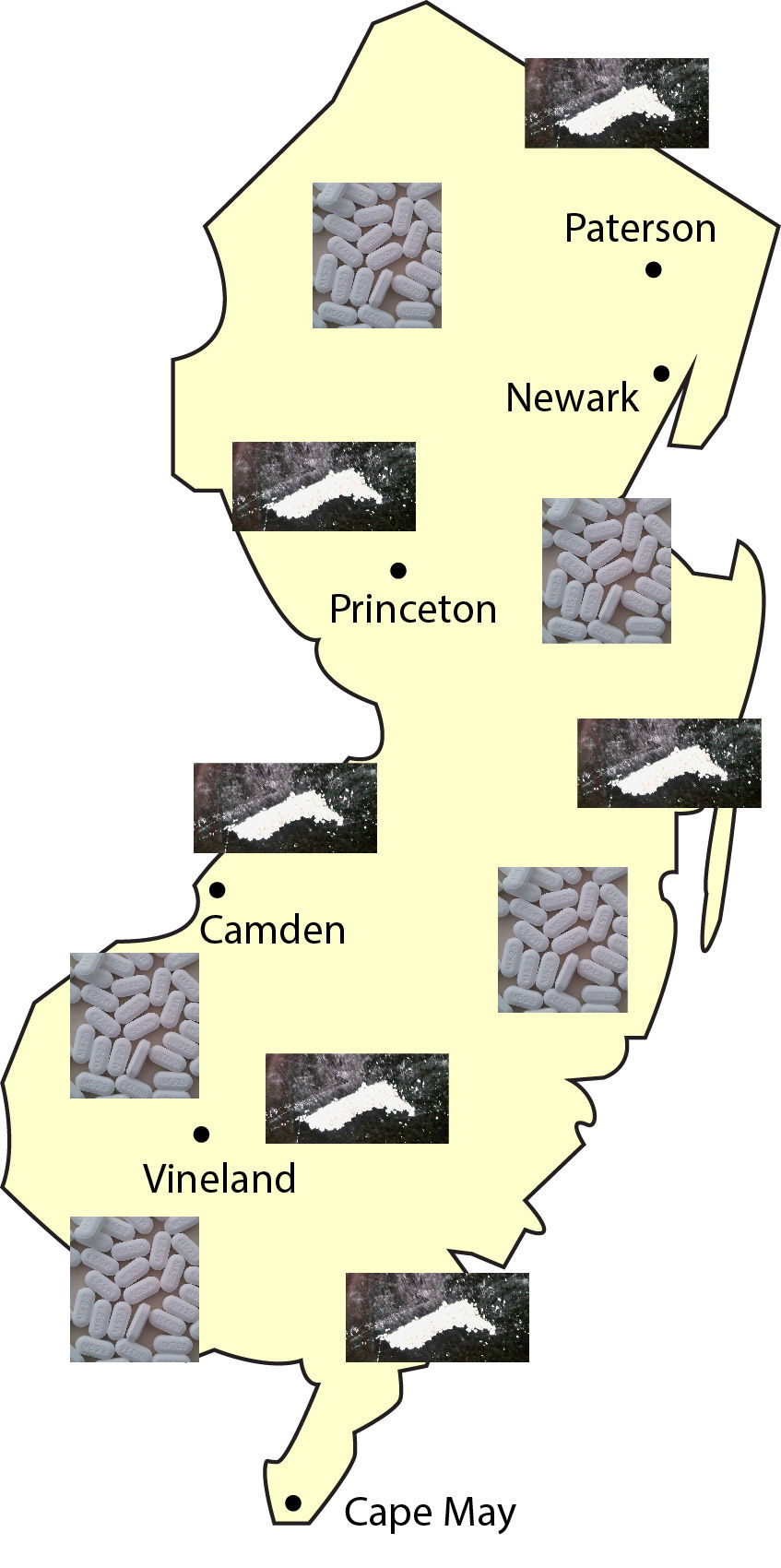 opiate drugs in New Jersey