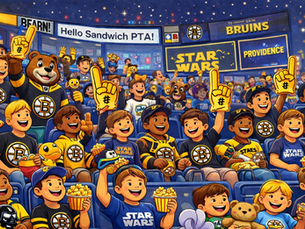 Bruins Fans Cheering