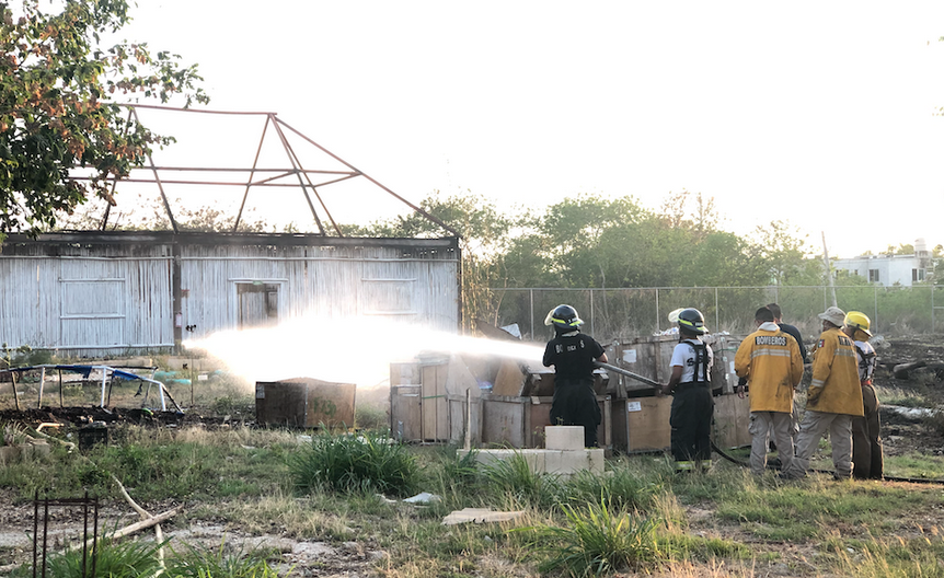 Se incendia el Parque Pentandra