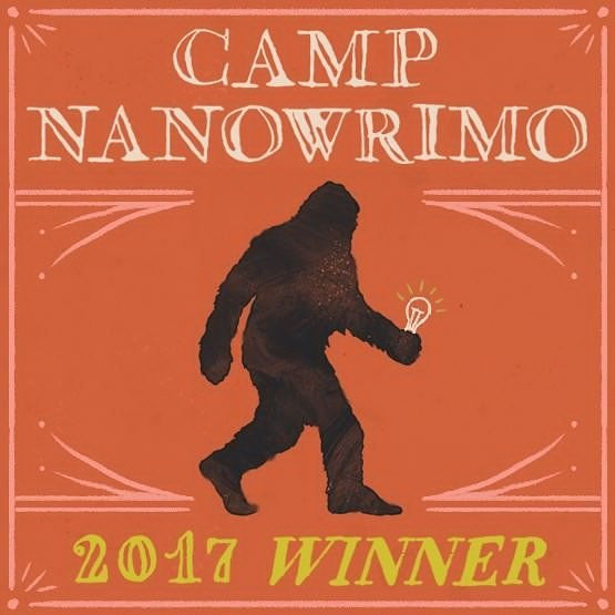 took me three tries but I finally won #campnanowrimo ! I beat my goal of 50k and I'm so excited to f
