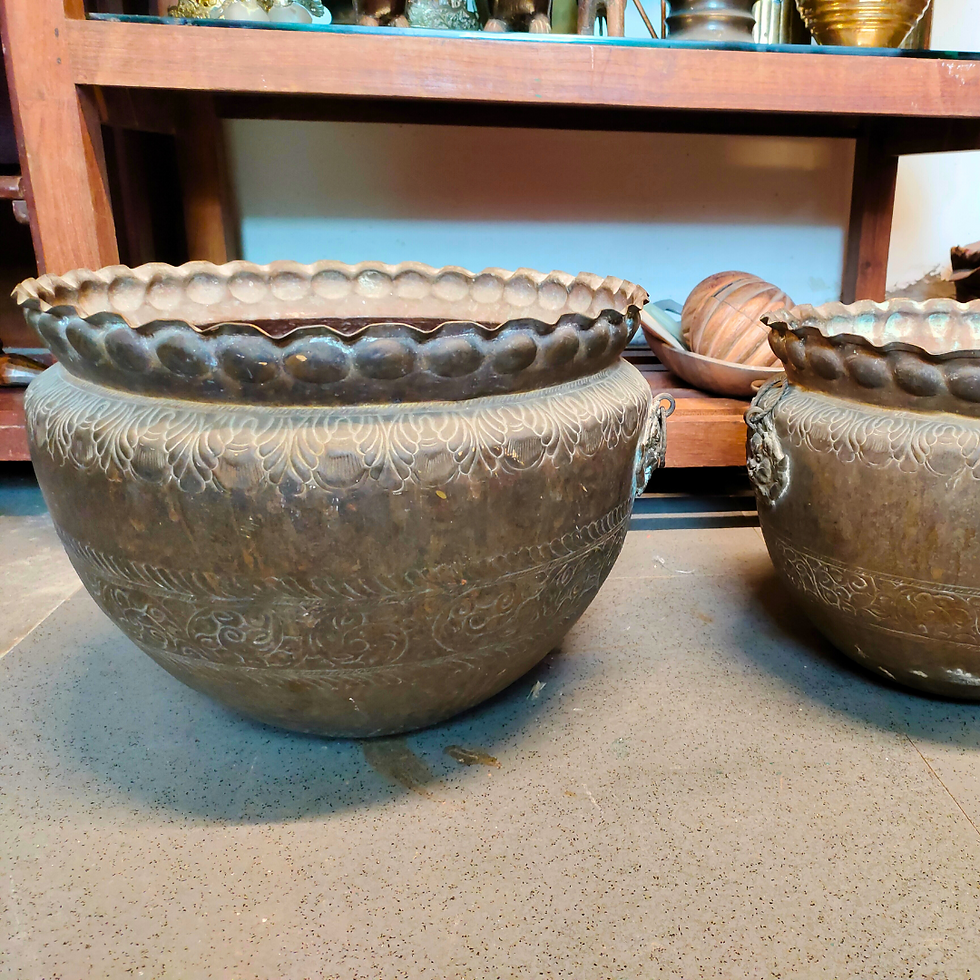 Thumbnail: Brass Large Planter