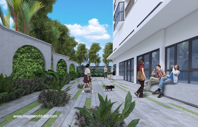 Patio/Outdoor Lounge Perspective of 9 Central Park, Northwin Global City, Bulacan