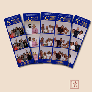 A selection of photobooth prints