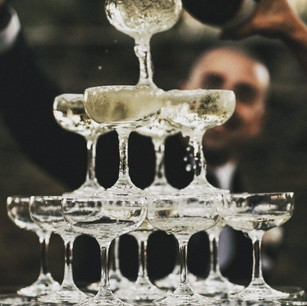 a picture of a champagne tower in adelaide