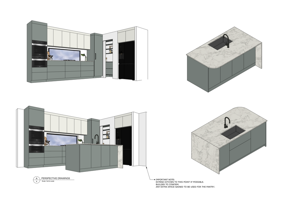 3D perspective joinery details
