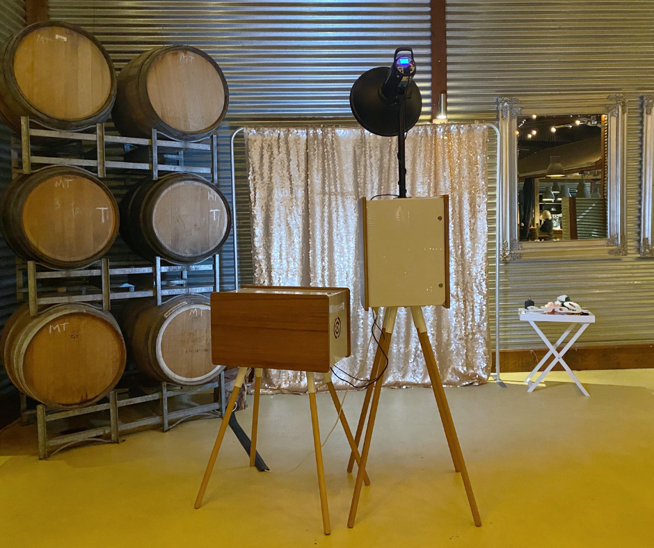 Photo booth at One Paddock Winery Currency creek South Australia