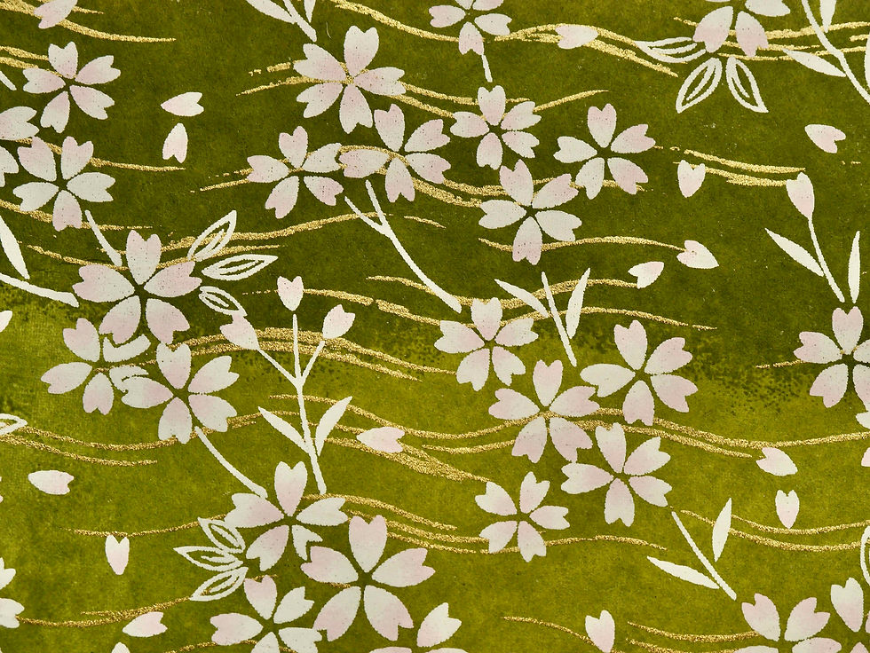 Miniature : Rayon de printemps au sakura - vert