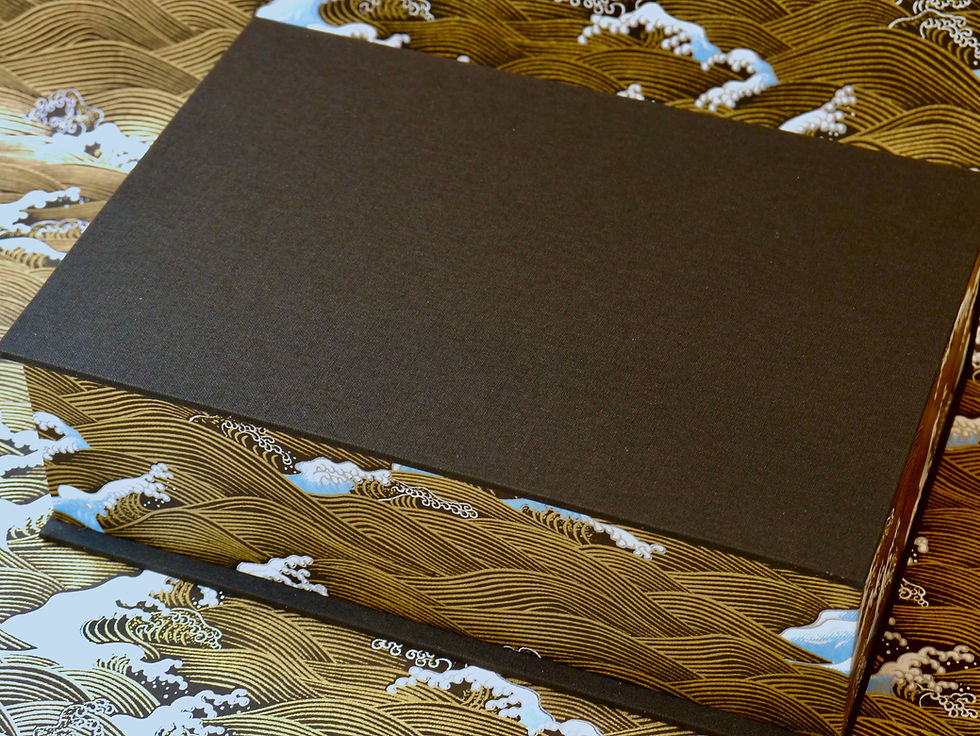 Thumbnail: Coffret rectangle - Vagues Hokusai (3 coloris)