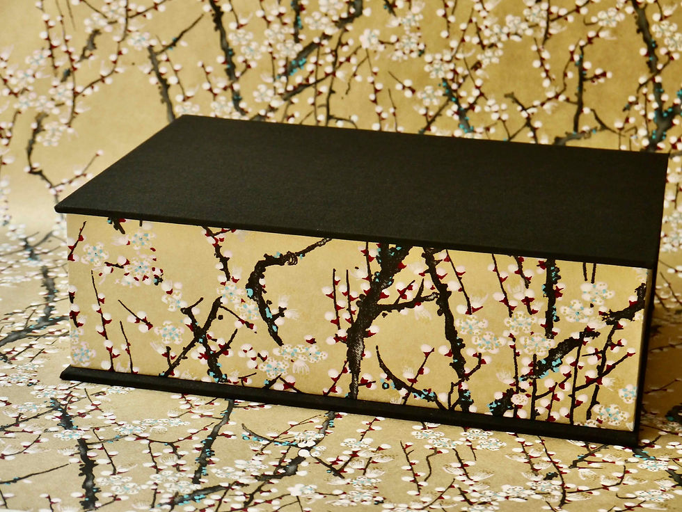 Thumbnail: Coffret rectangle - Prunier (3 coloris)