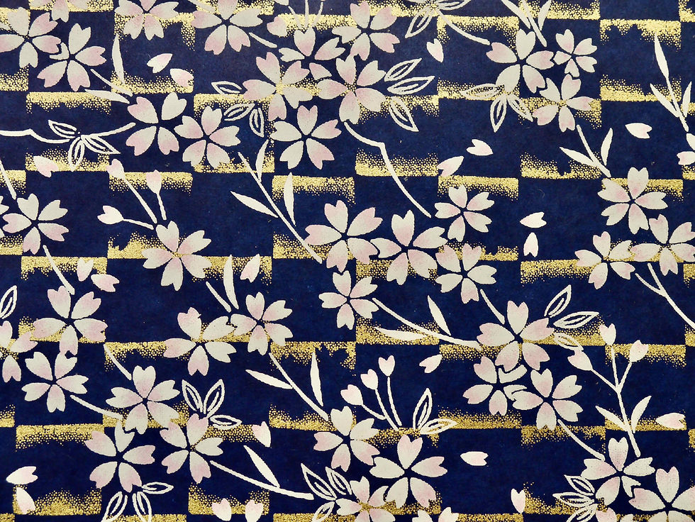 Thumbnail: Rayon de printemps au sakura - bleu