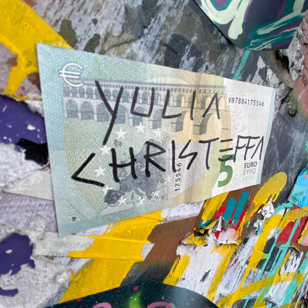 5 Euro Schein mit der Beschriftung: "Yulia Christeffa".