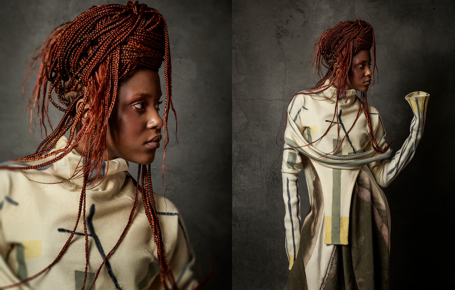 Fashion photography with black models for fashion designer by Lee Howell Photography
