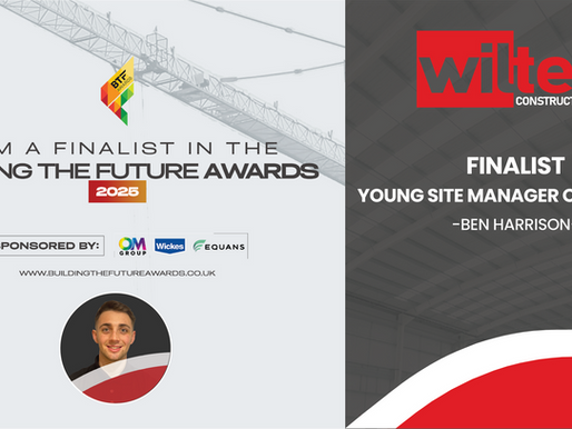 Ben Harrison - Young Site Manager of the Year - Building The Future, Finalist!