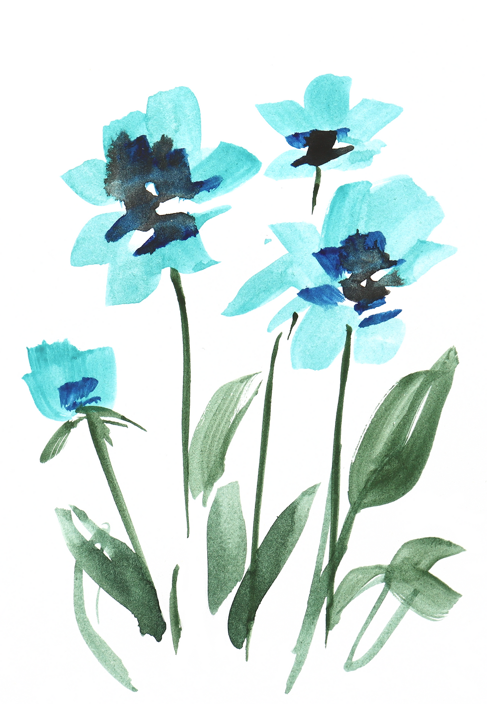 Thumbnail: Mini Watercolour cards 6