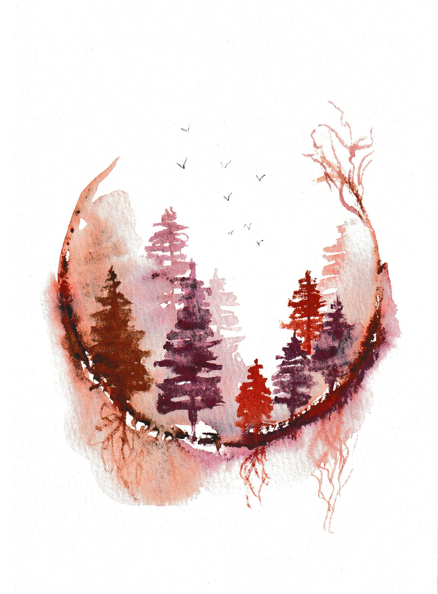 Magical Lands Original Watercolour