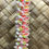 Thumbnail: Cream and Melon Fancy Ribbon Lei