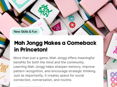Mah Jongg Makes a Comeback in Mercer County