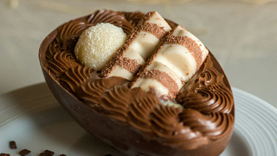 Ovo de chocolate para Páscoa