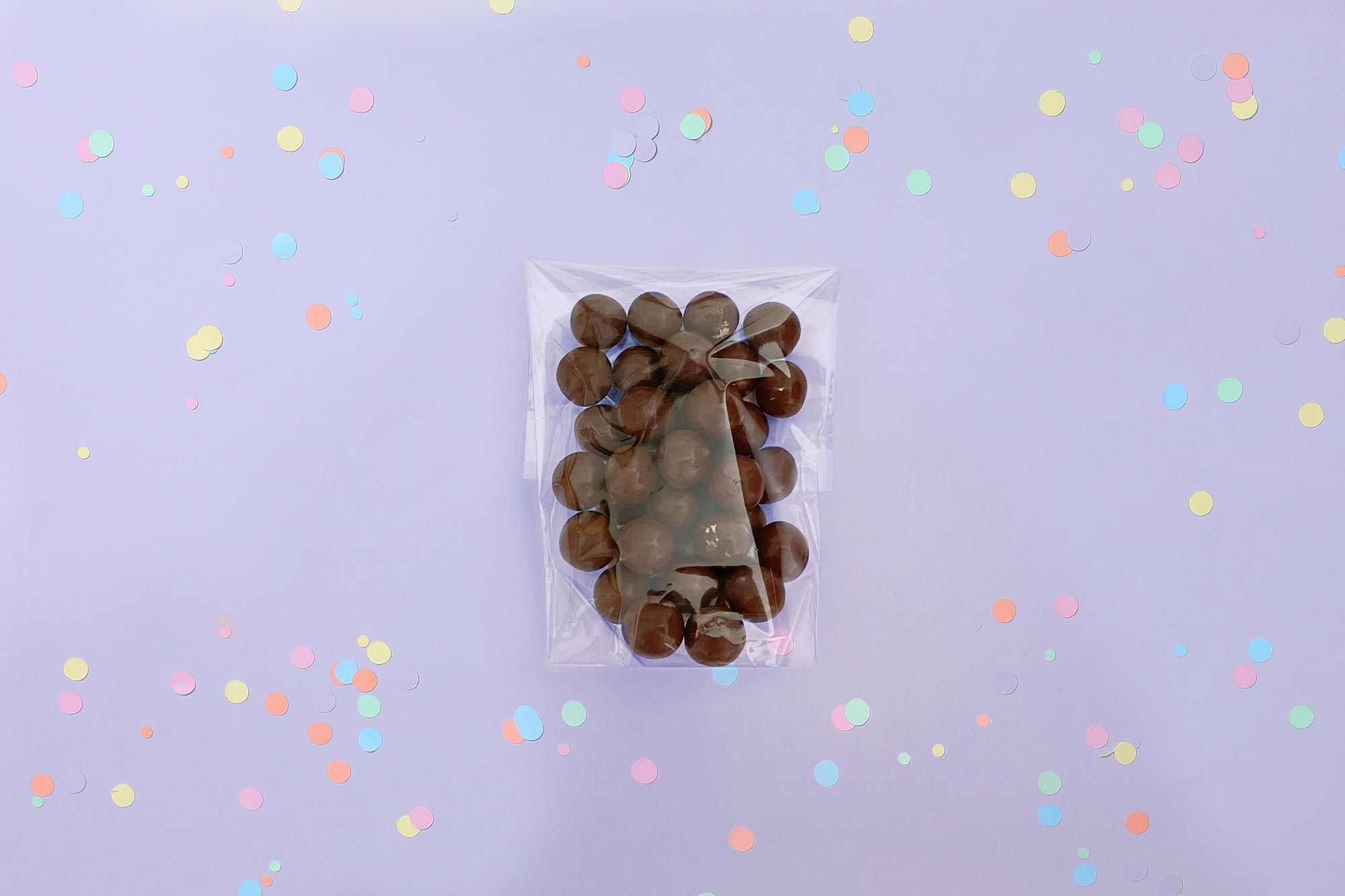 Drágeas de chocolate