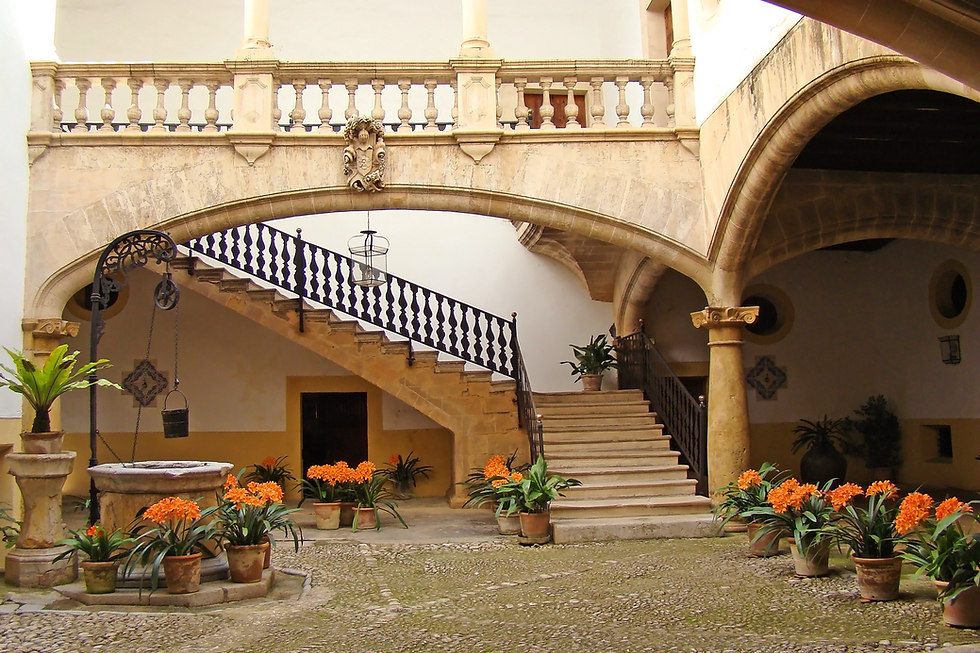 Historic Courtyard Scene