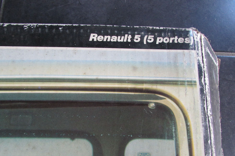 Miniature : Déflecteurs d'air / bulles RENAULT 5 5 portes de 1972 à 1984