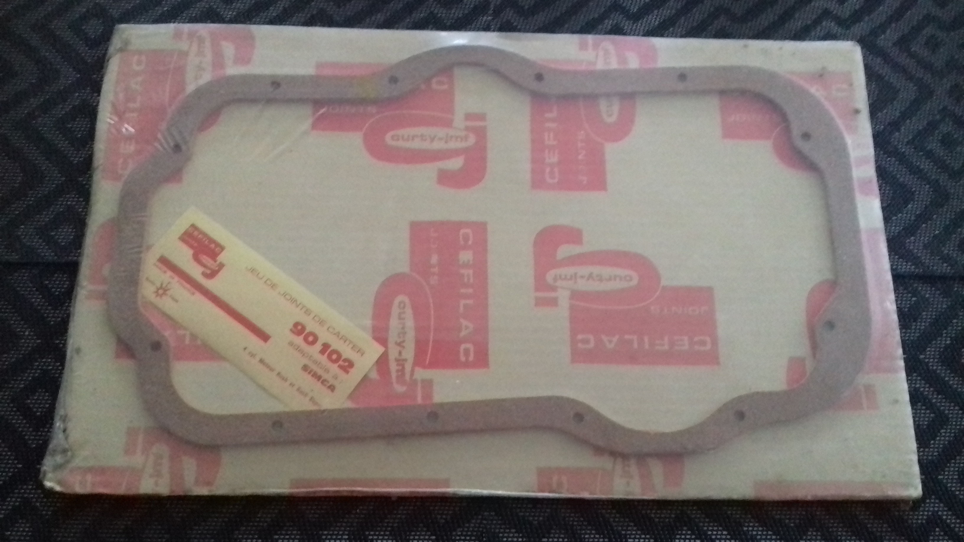 Joint de carter pour SIMCA ariane / aronde RUSH et RUSH SUPER  .