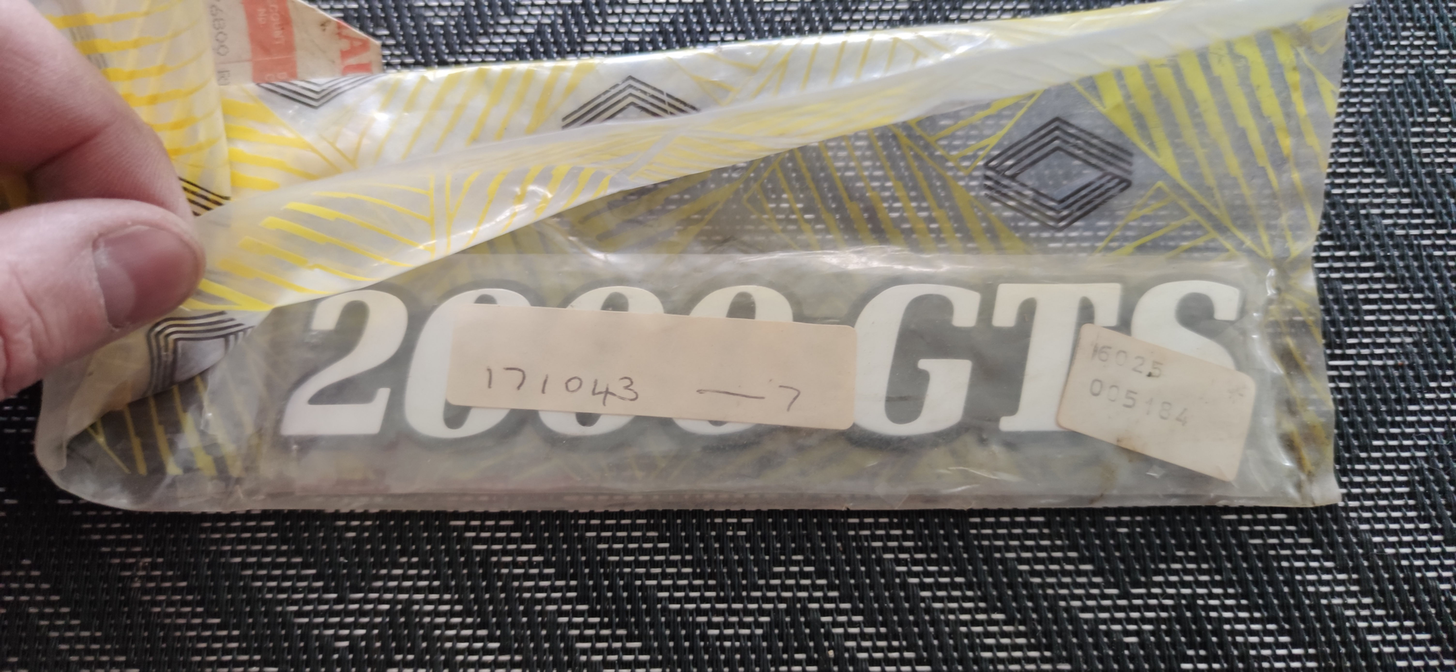 Monogramme 2000 GTS neuf RENAULT ESPACE 1 .