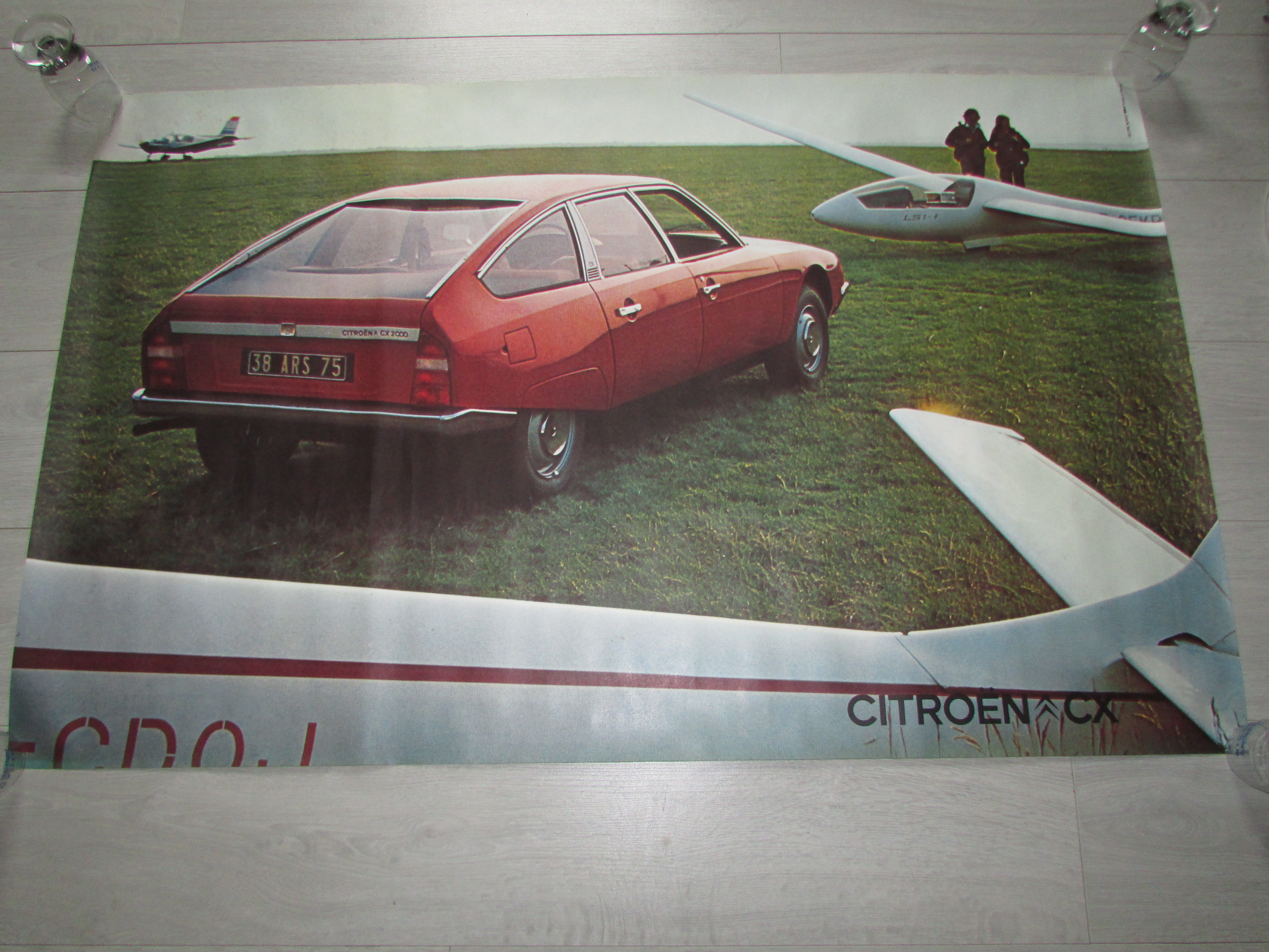 Affiche citroen CX 2000 .