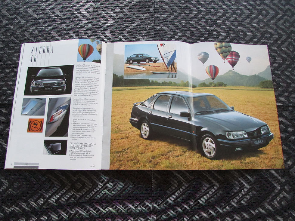 Miniature : Catalogue FORD SIERRA mk2 bis  .
