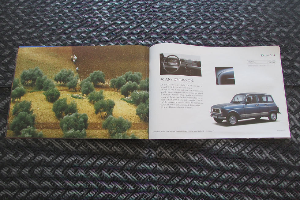 Miniature : Catalogue / magazine gamme  renault 1992 .