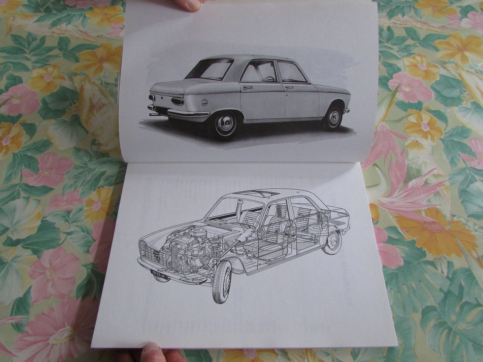 Miniature : Catalogue technique collaborateur neuf peugeot 204 série 1