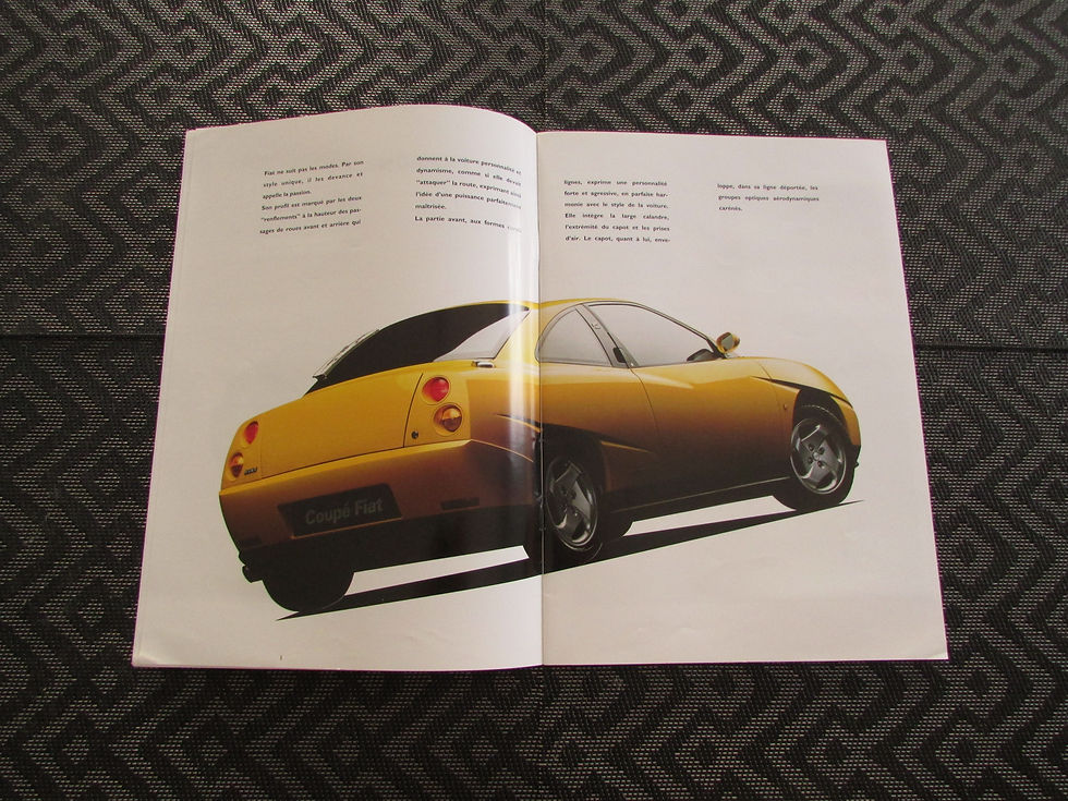 Miniature : Catalogue  FIAT COUPE  09/1994