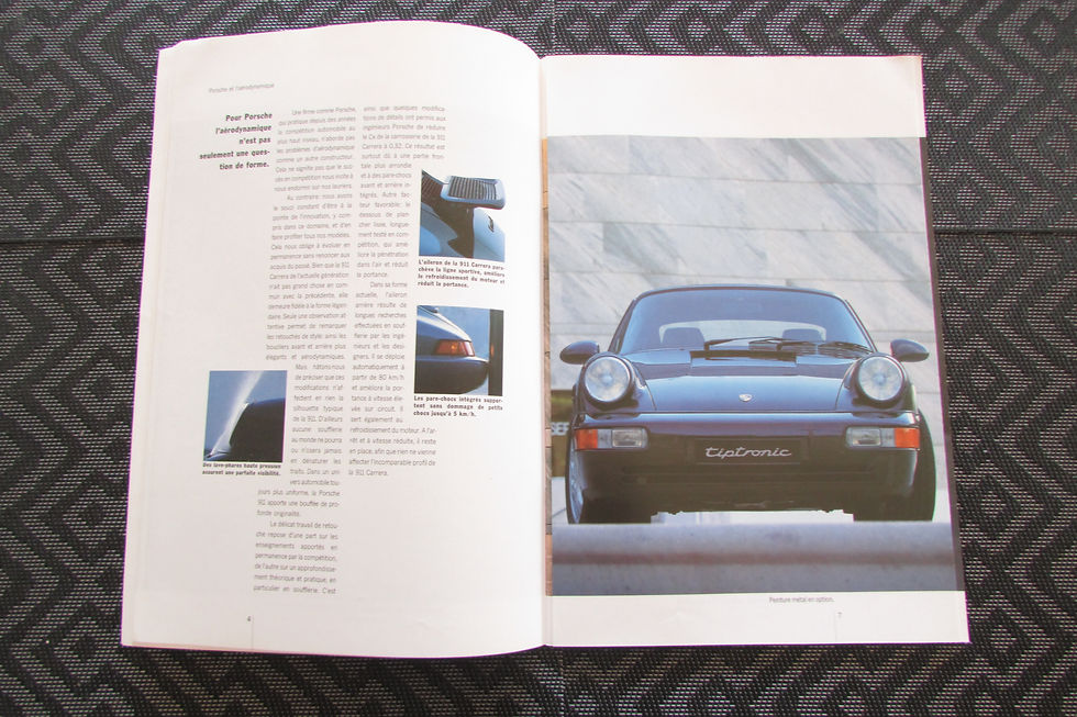 Thumbnail: Catalogue porsche 911   08/1992  .