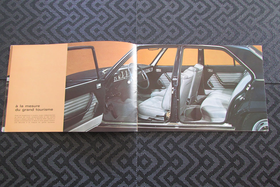 Thumbnail: Catalogue peugeot 504 berline 1971 07/1970  .